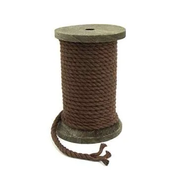 Ravenox Natural Twisted Cotton Rope for Crafts & Outdoor Use