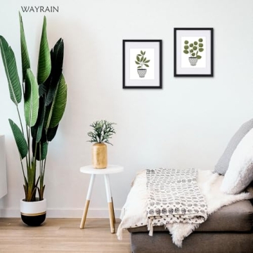 Wayrain Botanical Framed Wall Art for Modern Spaces
