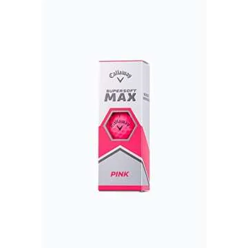 Callaway Golf Balls Supersoft MAX 23 PNK 1 Dozen (Pack of 12) 2-Piece Construction Pink