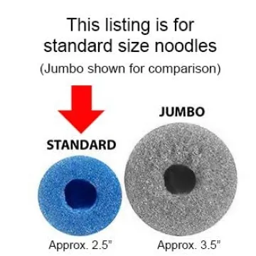 Oodles of Noodles Deluxe Foam Pool Swim Noodles 5 Pack Assorted