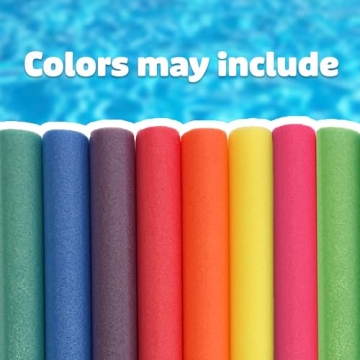Oodles of Noodles Deluxe Foam Pool Swim Noodles 5 Pack Assorted