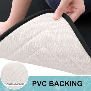 Grandaily Memory Foam Bath Mat Rug - Soft & Non-Slip