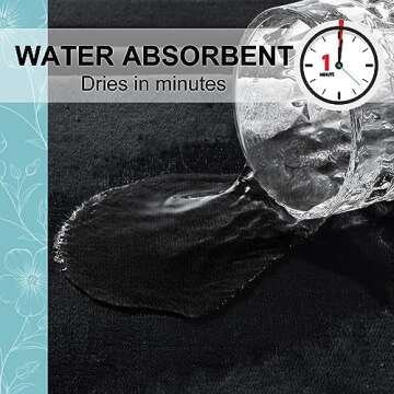 Grandaily Memory Foam Bath Mat Rug - Soft & Non-Slip