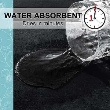 Grandaily Memory Foam Bath Mat Rug - Soft & Non-Slip