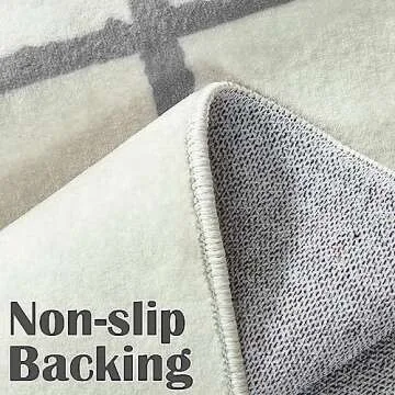 jinchan 5x7 Area Rug, Soft Washable Non-Slip Carpet