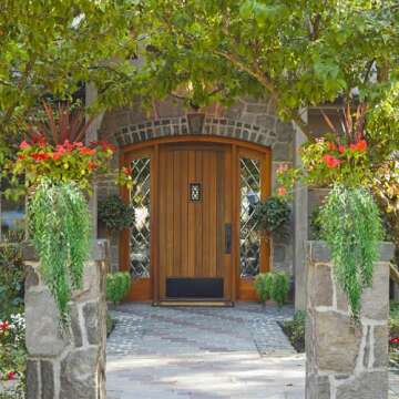 herfate Garland Artificial Hanging Plants 4 PC Weeping Willow Swag Leaves Ivy Vine Fake Seaweed Greenery Faux Plants Realistic Home Office Christmas Decoration Indoor Outdoor