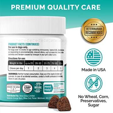 Hemp Calming Chews for Dogs - Natural Anxiety Relief