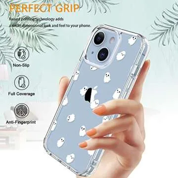 Trendy LUHOURI iPhone 14 Case with Screen Protector