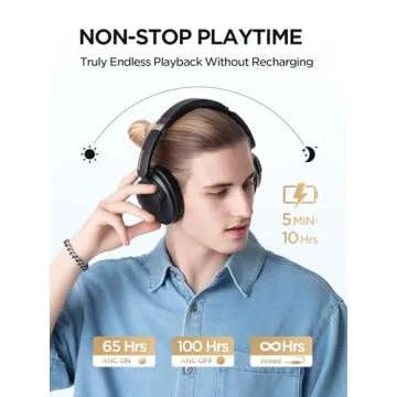 1MORE SonoFlow-Pro Noise Cancelling Headphones - HQ51 Over Ear Bluetooth Headphones with LDAC for Hi-Res Wireless Audio,100H Playtime,Bluetooth 5.4,QuietMax ANC, Comfortable Fit,Clear Calls