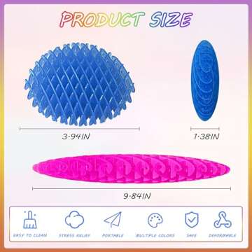 Fidgets Worm Toys, 3D Printing Elastic Worm Fidgets Toys for Kids, Fidget Toys Adults, Sensory Toys for Kids with Autism, Autism Sensory Products, 3P Sensory Toys Birthday