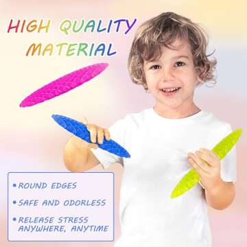 Fidgets Worm Toys, 3D Printing Elastic Worm Fidgets Toys for Kids, Fidget Toys Adults, Sensory Toys for Kids with Autism, Autism Sensory Products, 3P Sensory Toys Birthday