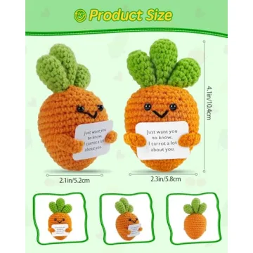 Positive Potato 3-inch Knitted Doll for Gifts
