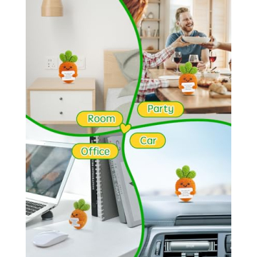 Positive Potato 3-inch Knitted Doll for Gifts