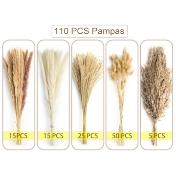 Boho Pampas Grass Decor Natural Dried Flowers Wedding Home