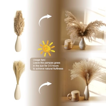Boho Pampas Grass Decor Natural Dried Flowers Wedding Home