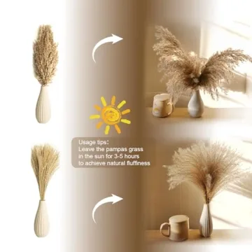 Boho Pampas Grass Decor Natural Dried Flowers Wedding Home