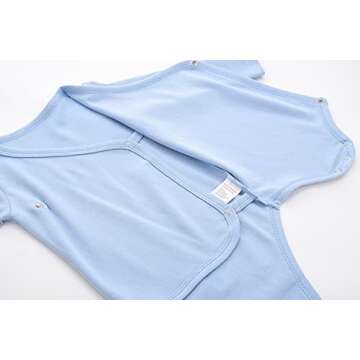 ACESTAR Baby Side Snap Bodysuits for Boys and Girls
