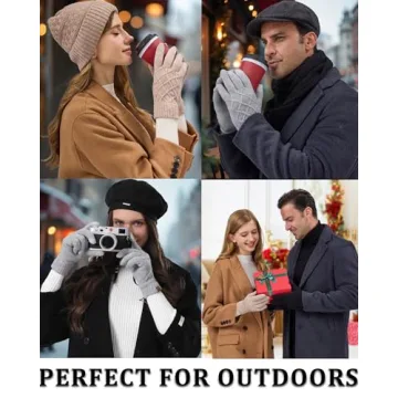 REACH STAR Winter Gloves for Women - Touchscreen Thermal Warmth