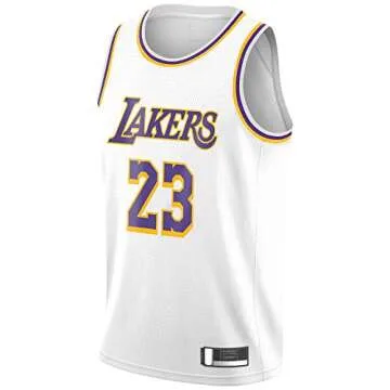 Outerstuff Lebron James Los Angeles Lakers Youth Swingman Jersey - Small 8