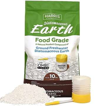 HARRIS Diatomaceous Earth Food Grade, 10lb with Powder Duster Included in The Bag & Chapin 20000 Garden Sprayer 1 Gallon Lawn