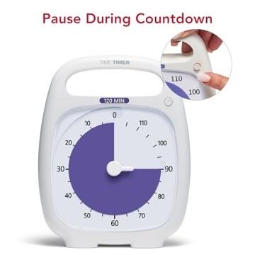 TIME TIMER PLUS 120 Minute Visual Countdown Timer for All Ages