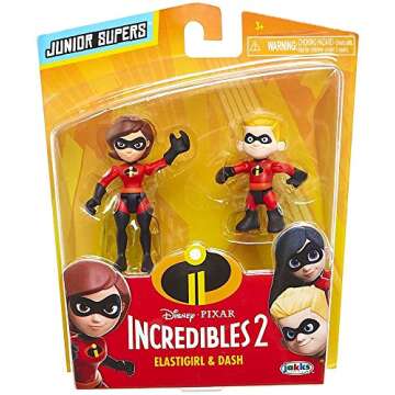 Disney Incredibles 2 Elastigirl & Dash 3"