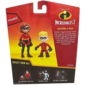 Disney Incredibles 2 Elastigirl & Dash 3"