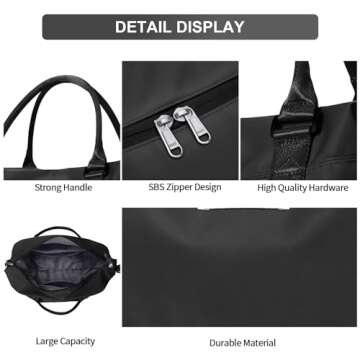 Stylish Gym Bag for Women - Practical Travel Duffel