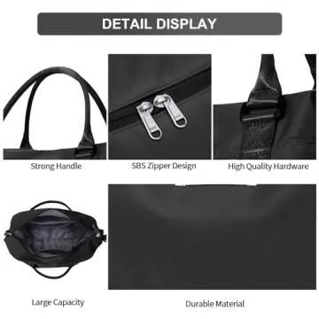 Stylish Gym Bag for Women - Practical Travel Duffel