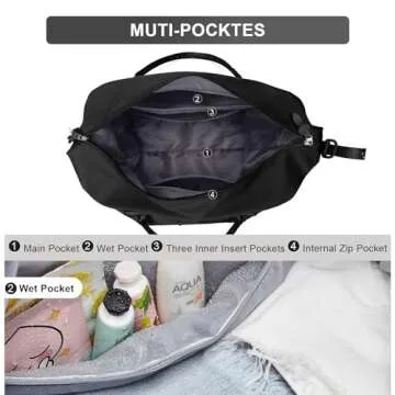 Stylish Gym Bag for Women - Practical Travel Duffel