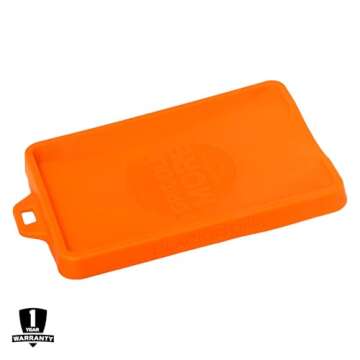 Blackstone 5097 Silicone Spatula Mat for Laddle, Serving Spoon Drip Pad & Grill Utensil Holder for Kitchen, Stovetop, Cooking & Countertop-Heat Resistant, Non Slip, Heavy Duty & Utensils Keeper large