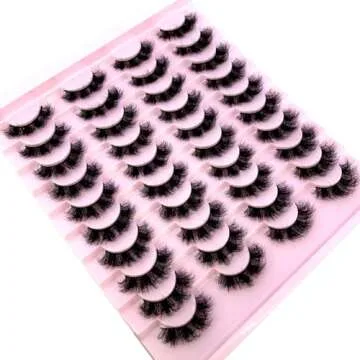 Buy HBZGTLAD 20 Pairs 3D Mink Lashes - Elevate Your Look!