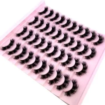 Buy HBZGTLAD 20 Pairs 3D Mink Lashes - Elevate Your Look!