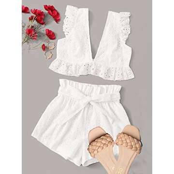 HAPUSS Womens Flat Slide Sandals,braided sandals for women,Square Open Toe Slippers Cute Slip On Sum...