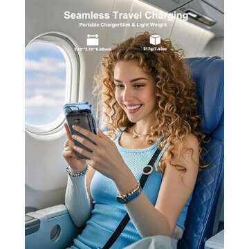 ANOUV 10000mAh Portable Charger with Built-in Cables