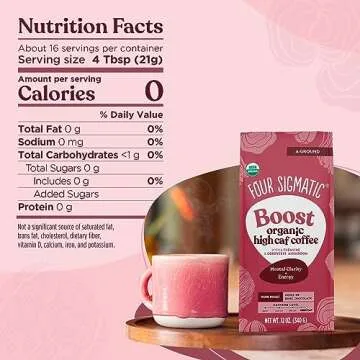 Four Sigmatic Boost Organic High Caffeine Coffee