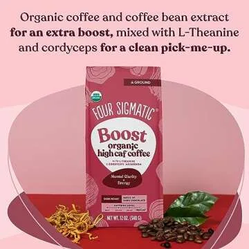 Four Sigmatic Boost Organic High Caffeine Coffee