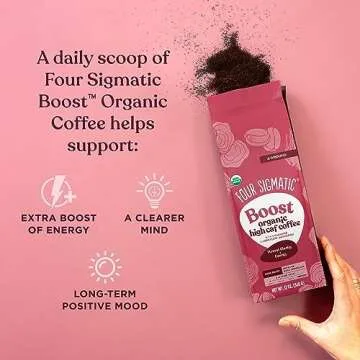 Four Sigmatic Boost Organic High Caffeine Coffee