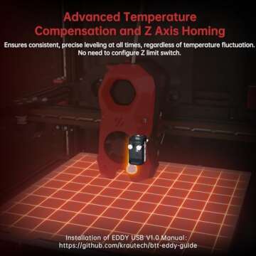 BIGTREETECH Eddy USB V1.0 Auto Bed Leveling Sensor for Voron 2.4/Trident, SV08/VZbot/CoreXY/i3 Series Running Klipper 3D Printer Compatible with Octopus V1.1/Octopus Pro/SKR Mini E3 V3.0/Manta Board