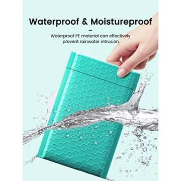 GSSSUSA Bubble Mailers 4x8 Inch 50 Pack Padded Envelopes Usable Size 4x7 Inch Shipping Envelopes Self Seal Small Packaging Shipping Bags for Mailing Jewelry, Small Business, Teal