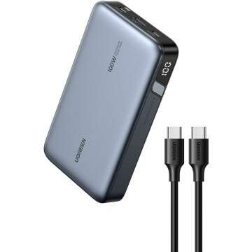 UGREEN 20000mAh 100W Power Bank - Fast Charging