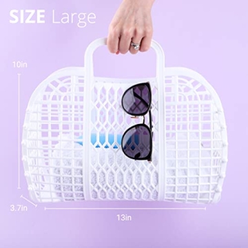 Stylish BABANA Jelly Bags for Beach & Market Use