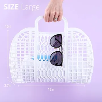 Stylish BABANA Jelly Bags for Beach & Market Use