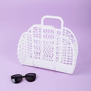 Stylish BABANA Jelly Bags for Beach & Market Use