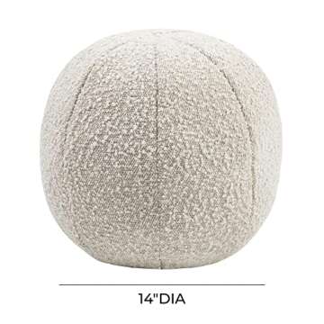 Tov Furniture Boba Bouclé Pillow - Ultimate Comfort in Style
