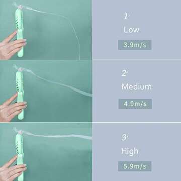 Mini Personal Fan, Necklace Fan 108° Rotating Free Adjustment, Rechargeable 2000mAh 3 Setting, [12 Hours Use] Cooling Folding Electric USB Desk fan, Handheld Fan for Outdoor Event, Travel (Green)