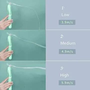 Mini Personal Fan, Necklace Fan 108° Rotating Free Adjustment, Rechargeable 2000mAh 3 Setting, [12 Hours Use] Cooling Folding Electric USB Desk fan, Handheld Fan for Outdoor Event, Travel (Green)