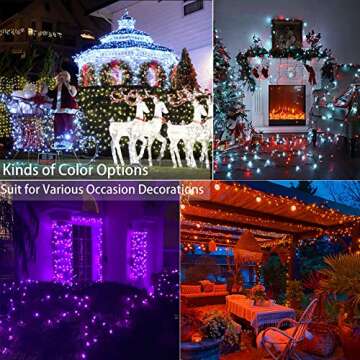 BrizLabs 300 LED RGB Remote String Lights for All Occasions