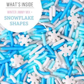 Sweets Indeed, Sprinkles, Bulk, 10 ounce, Edible Sprinkle Mix, Perfect for Cake Decorations, Baking,...