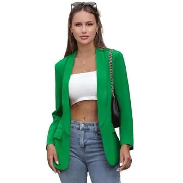 Womens Casual Blazers Stylish Suit Jacket for Work